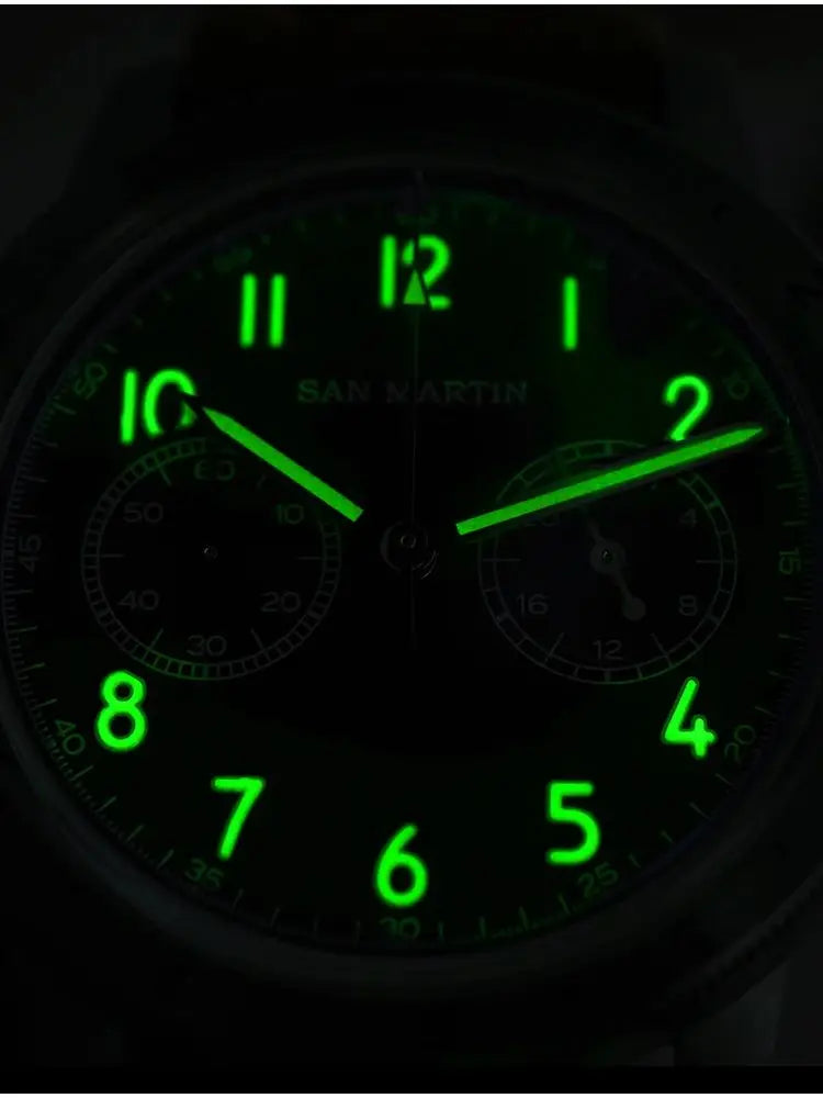 San Martin Pilot Chronograph SN0127JS