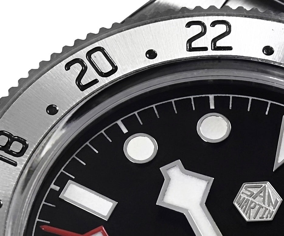 San Martin Steel GMT SN0109-G