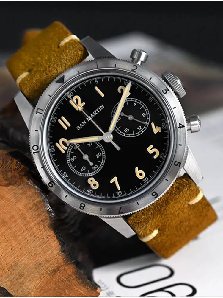 San Martin Pilot Chronograph SN0127JS