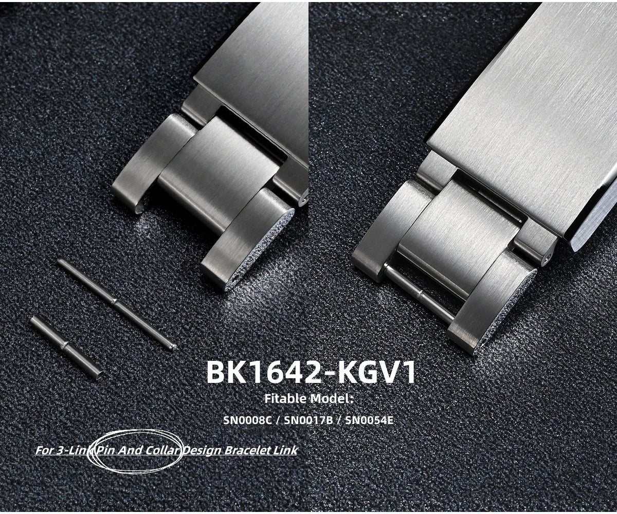 San Martin 316L Satinless Steel Fly Adjustable Watch Clasp For 16mm Bracelet Folding Stretch Durable Easy To Install 걸쇠