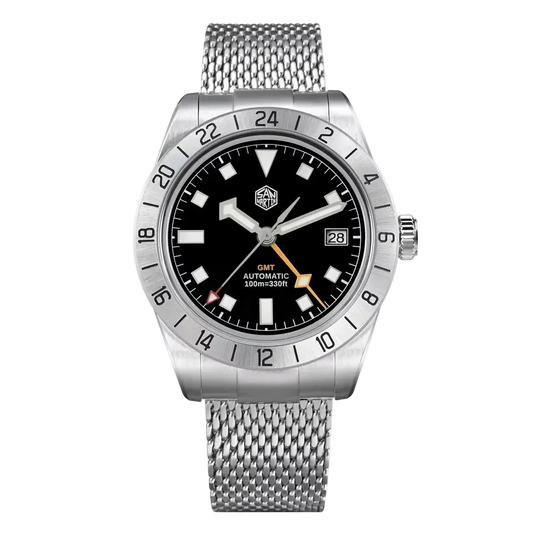 San Martin Explorer Milanese GMT