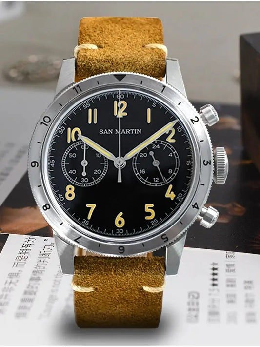 San Martin Pilot Chronograph SN0127JS